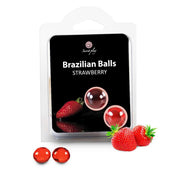 Secret Play Set 2 Brazilian Balls Aroma Fresa