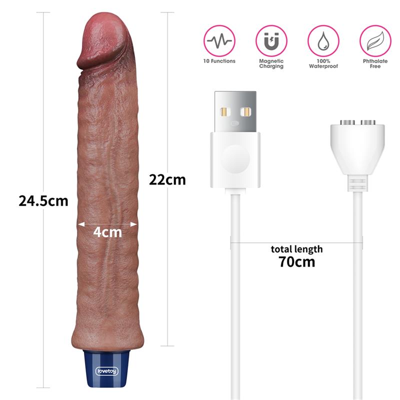Vibrador Realista 95 USB