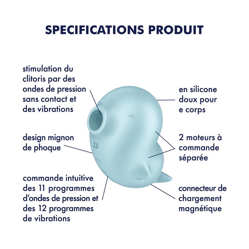 Sassy Seal Succionador de Clitoris con Vibracion