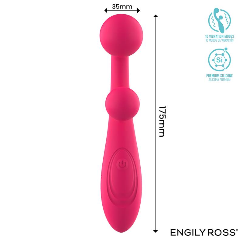 Rollie Vibrador con Doble Bola Estimuladora