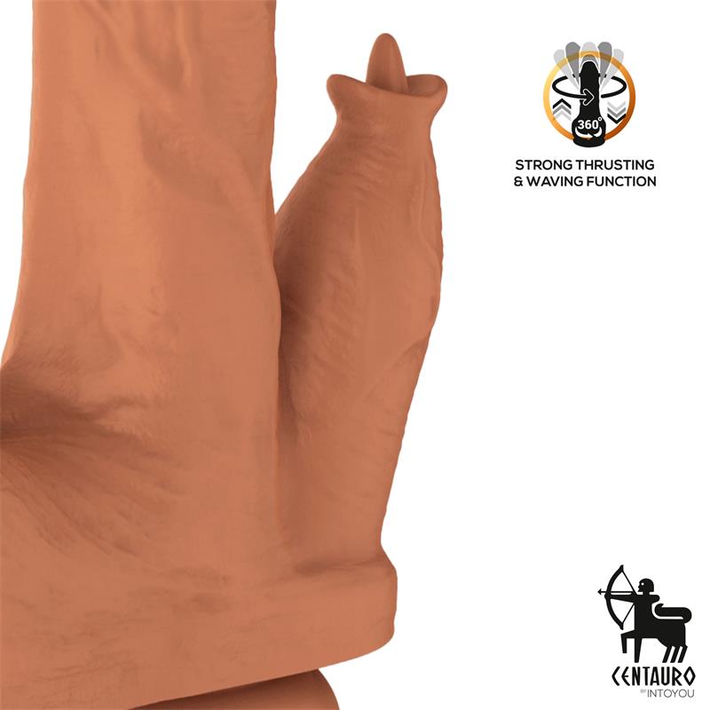 Quintus Dildo con Vibracion Thrusting y Waving 360º 9 23 cm