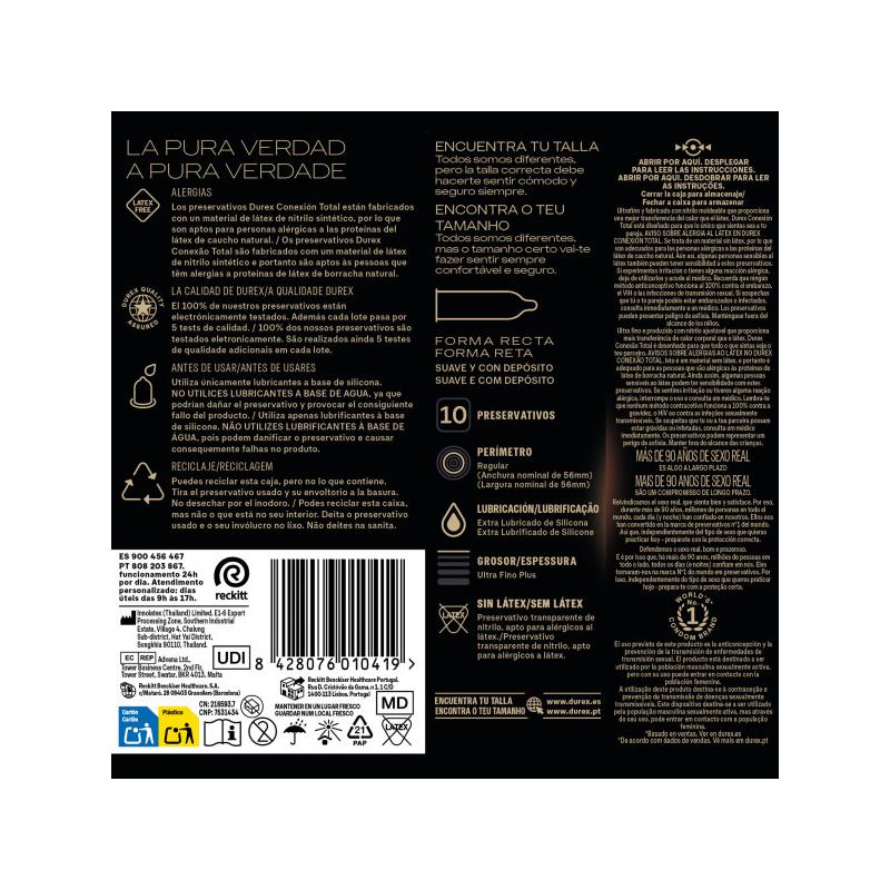 Preservativos Conexion Total 10 Und