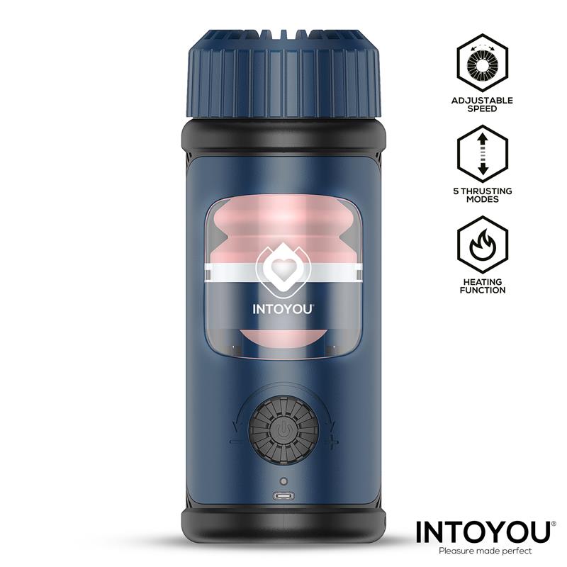 Tenkro Masturbador con Thrusting y Calor USB C