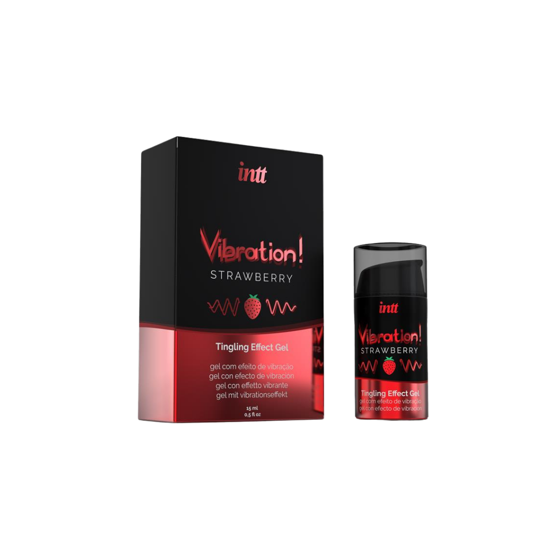 Vibrador Liquido Efecto Calor Aroma Fresa 15 ml